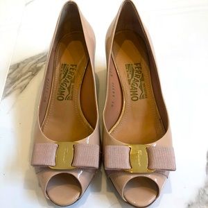 Nude Wedges